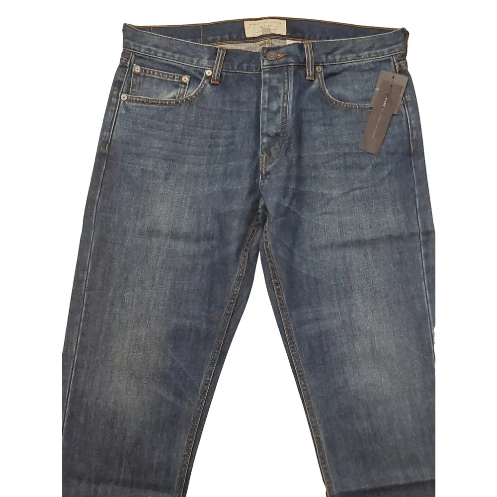 NWT Marc by Marc Jacobs MJ 117 Low Rise Slim Tapered Indigo Blue Jeans 33x34